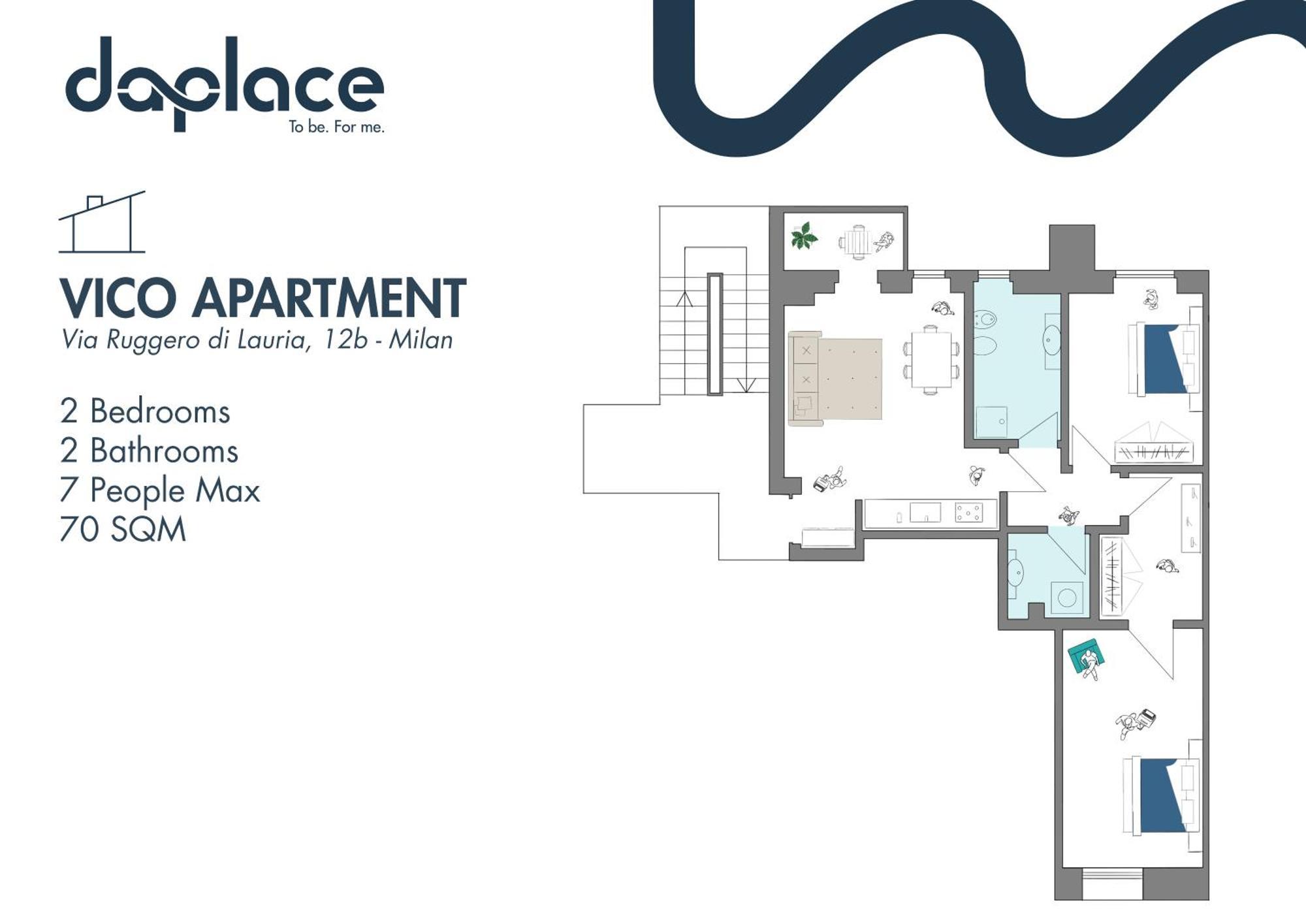 Daplace - Vico Apartment Милан Экстерьер фото